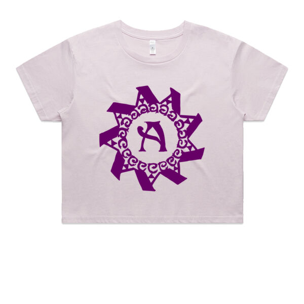 Celebrating me! monogram crop top tees Thumbnail